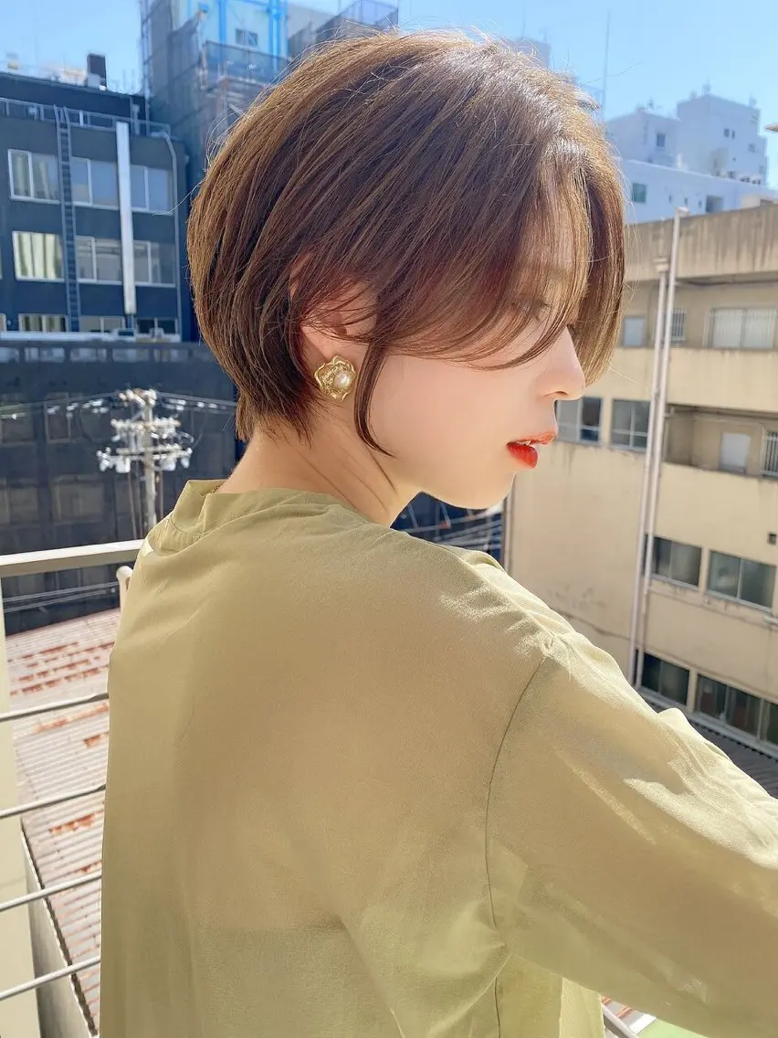 ショート ショートヘア 🌟モテ髪ショート 🌟店長 津賀涼のヘアスタイル