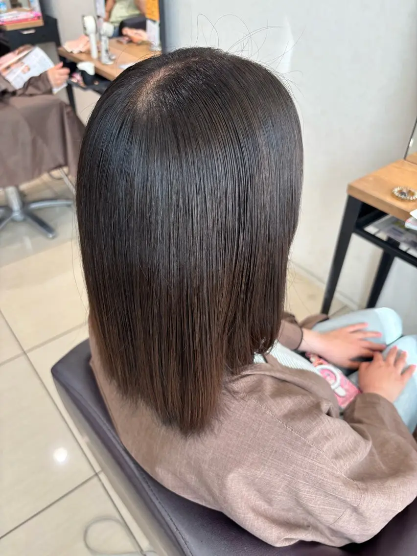 セミロング カラー カラーモデル募集中 /なるみ💚のヘアスタイル