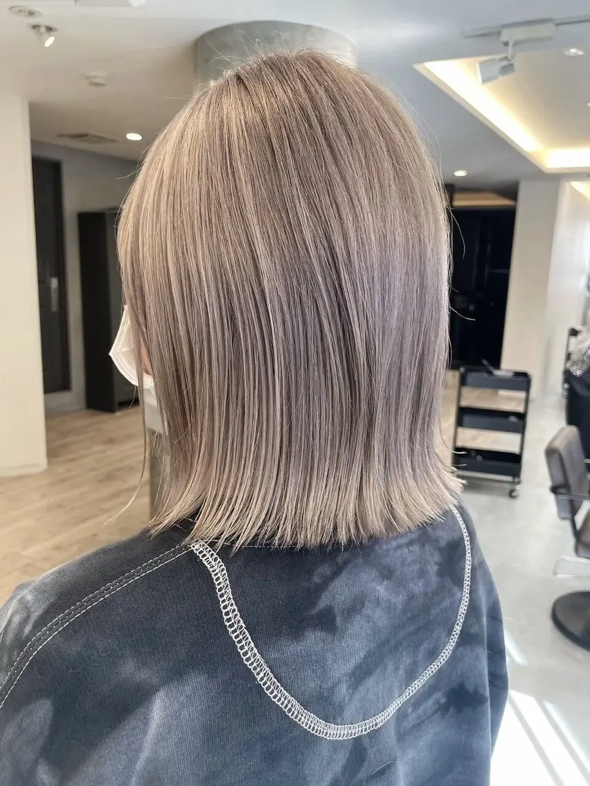 ショート ボブレイヤー ボブ レイヤーカット ケアブリーチ🌟 ♢WATARU♢のヘアスタイル