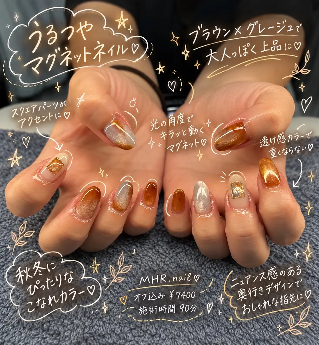ネイル ハンドネイル フットネイル MHR nailのネイルデザイン