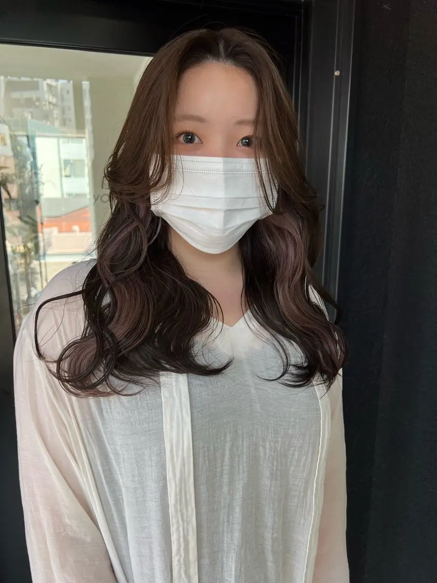 ロング カラー カット ヘアカラー トリートメント ダブルカラー🩰 CHIHIRO👒のヘアスタイル