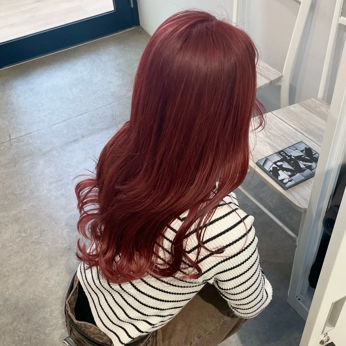 ロング カラー カット ヘアカラー トリートメント REINA ISHIDOのヘアスタイル
