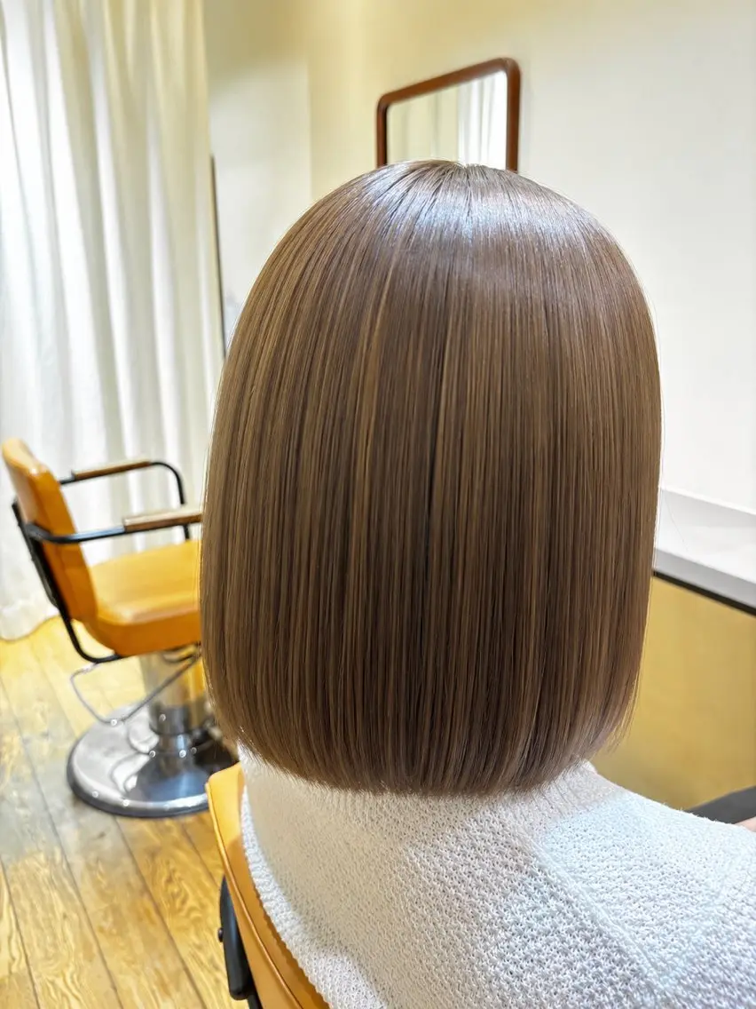 カラー CLAPSコハク モデル募集のヘアスタイル