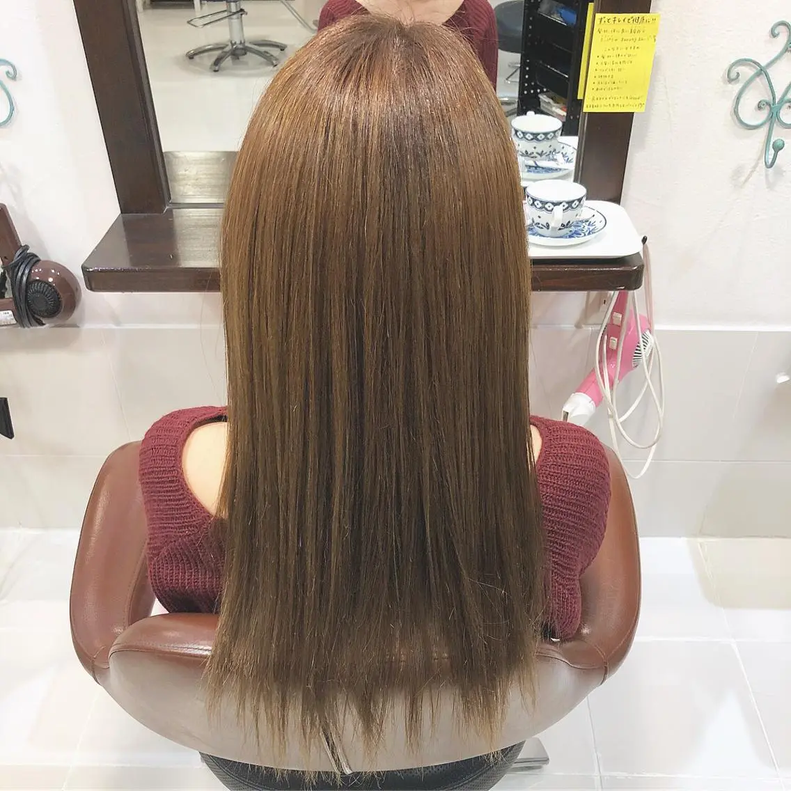 ロング カラー ベージュカラー トリートメント カット ヘアカラー トリートメント N°+aero 🦔近藤 のぞみ🦔のヘアスタイル