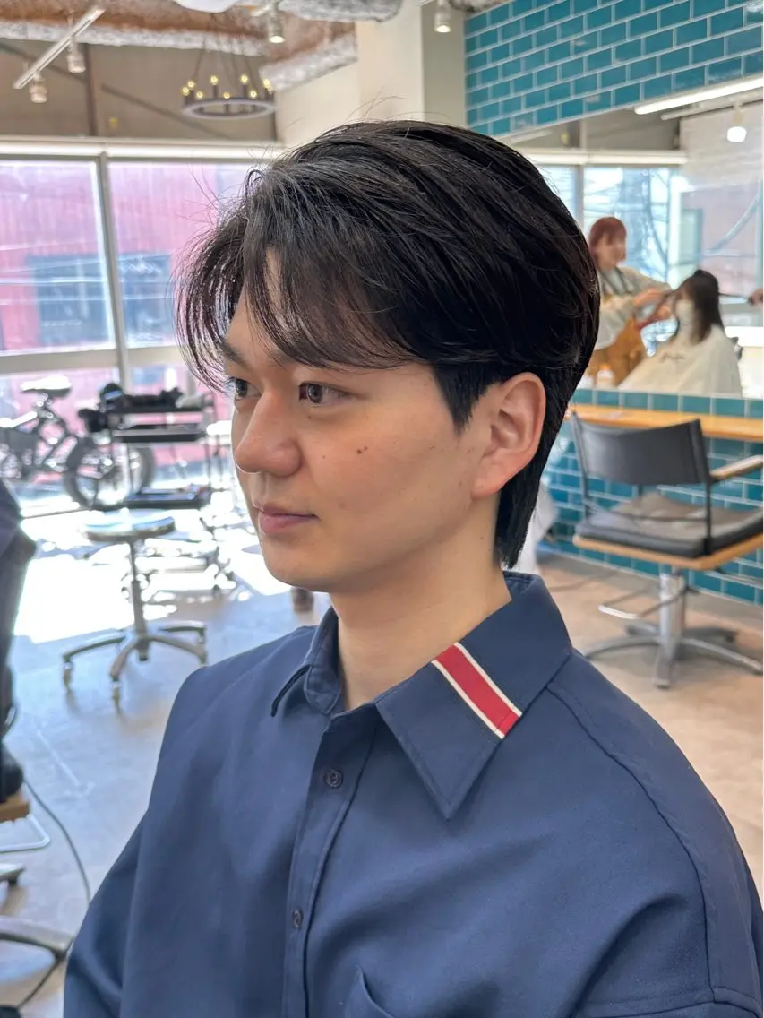 ショート パーマ メンズ ショートヘア JINKIメンズ特化 メンズカットパーマのヘアスタイル