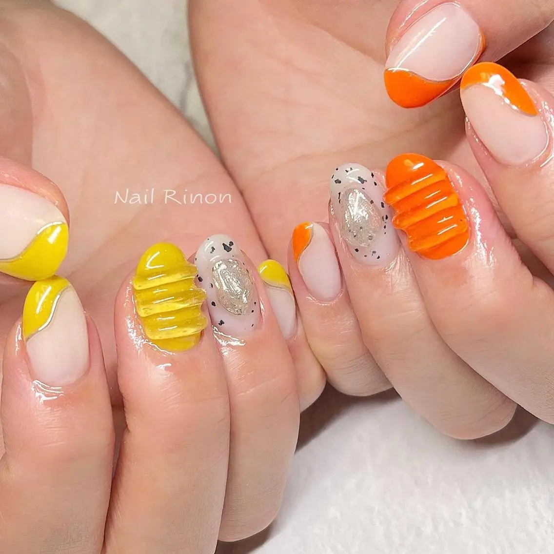 ネイル ニュアンスネイル ハンドネイル Nail Rinonのネイルデザイン