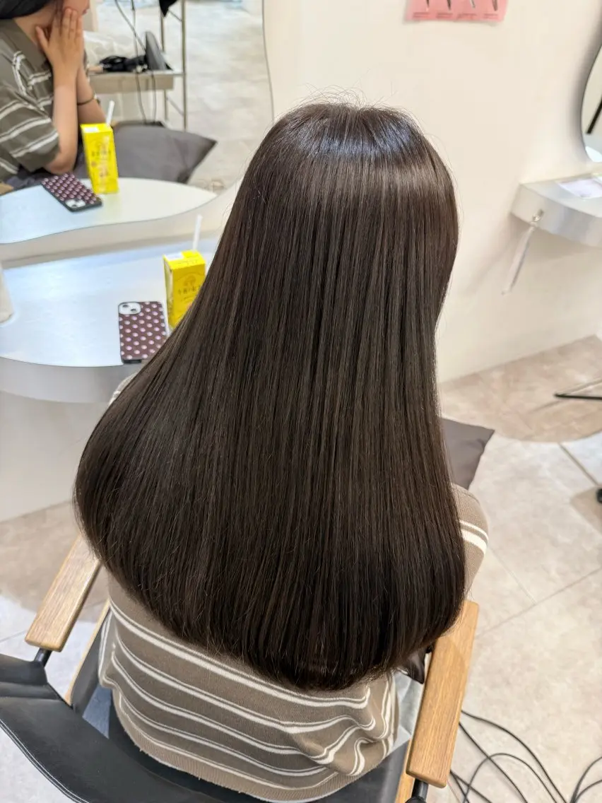 ロング カラー ヘアカラー 赤味消し美容師✄﻿ 🍀ヨシノのヘアスタイル