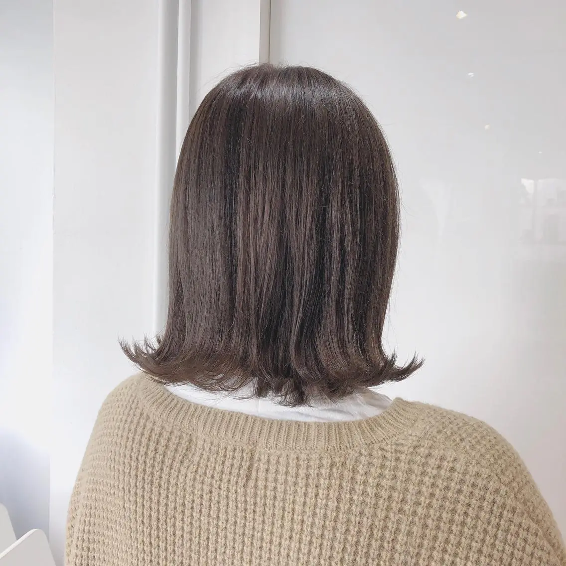 ミディアム 梅田美容室 山崎海波のヘアスタイル