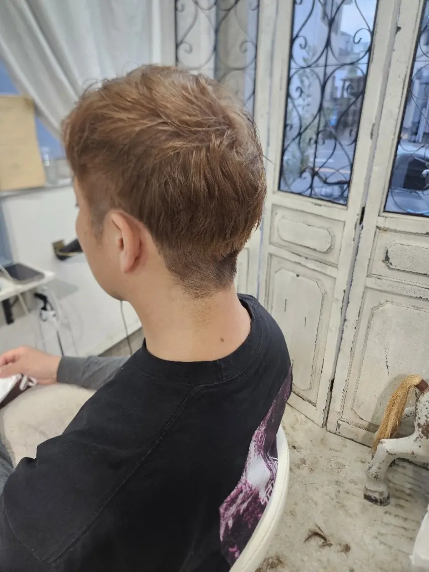 カラー メンズ カット ヘアカラー 熊野 タイソンのヘアスタイル