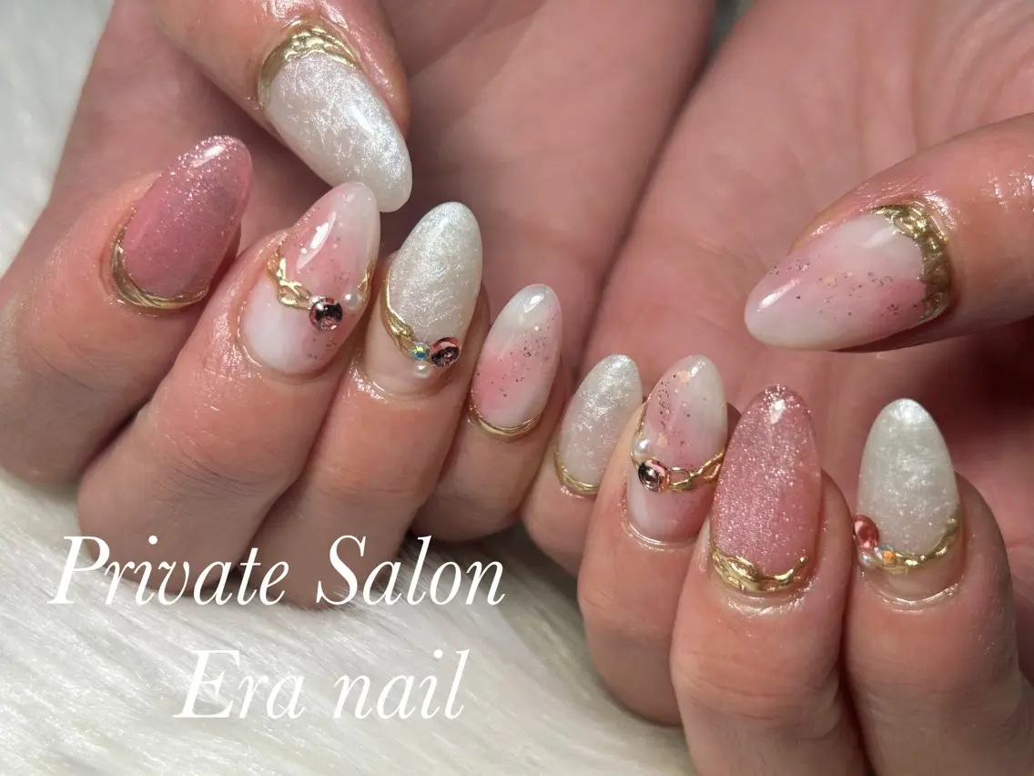 ネイル 持ち込み ハンドネイル Era nailのネイルデザイン