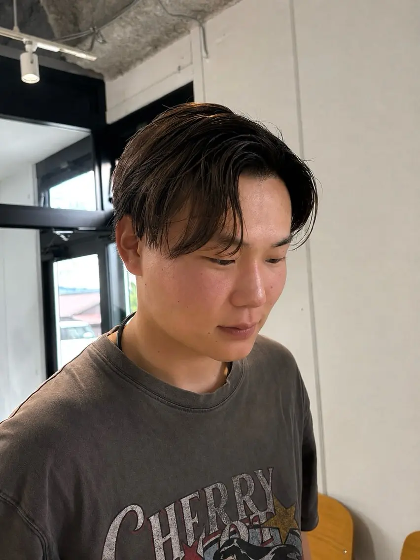ショート メンズ there_ Issaのヘアスタイル