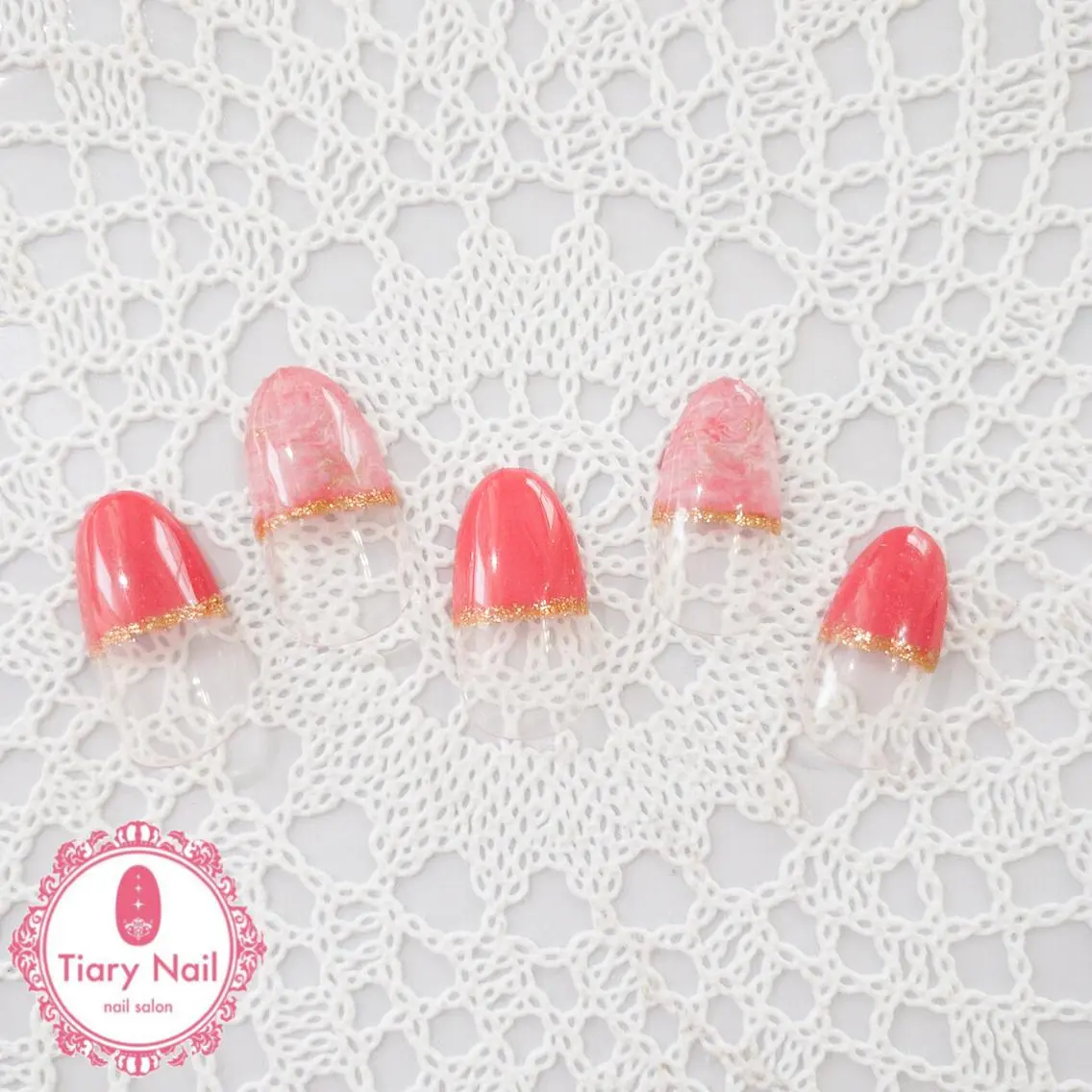 ネイル tiarynail K K🐼のネイルデザイン