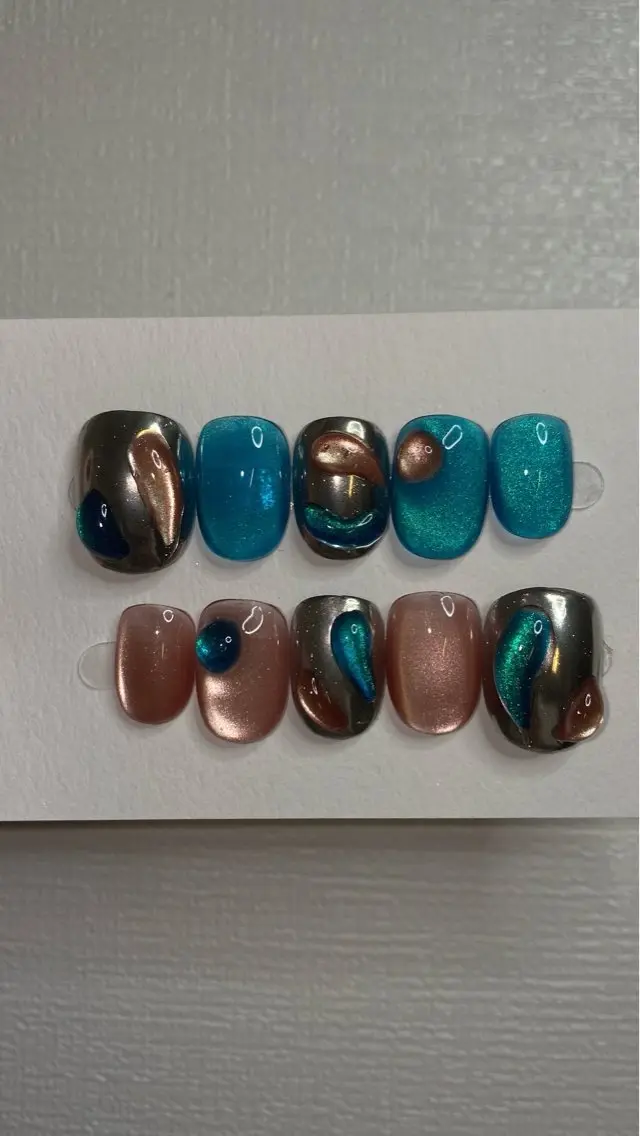 ネイル マグネットネイル ハンドネイル ✨AiNail💅 ✨高幡不動NEW ✨のネイルデザイン