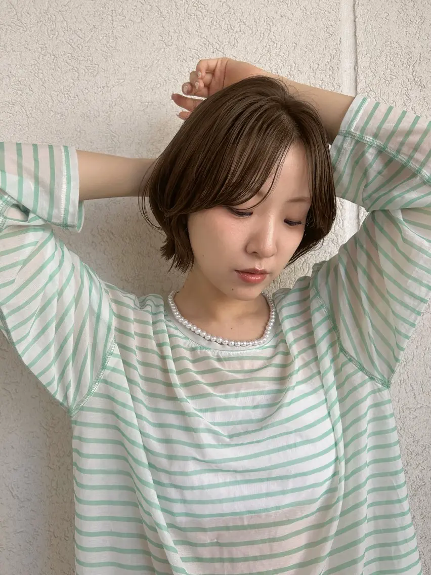 ショート カラー ヘアカラー トリートメント ナチュラル🕰️流山 /Ruko🌱のヘアスタイル