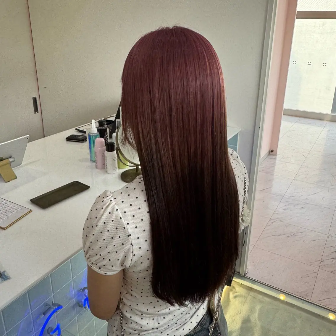 ロング カラー ヘアカラー トリートメント 高発色/デザイン ☀️toku☀️のヘアスタイル