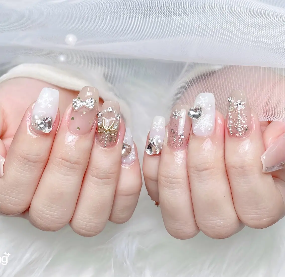 ネイル アートネイル べっ甲ネイル チークネイル 成人式 長さ出し ハンドネイル ハンドケア For you. Nail Salonのネイルデザイン