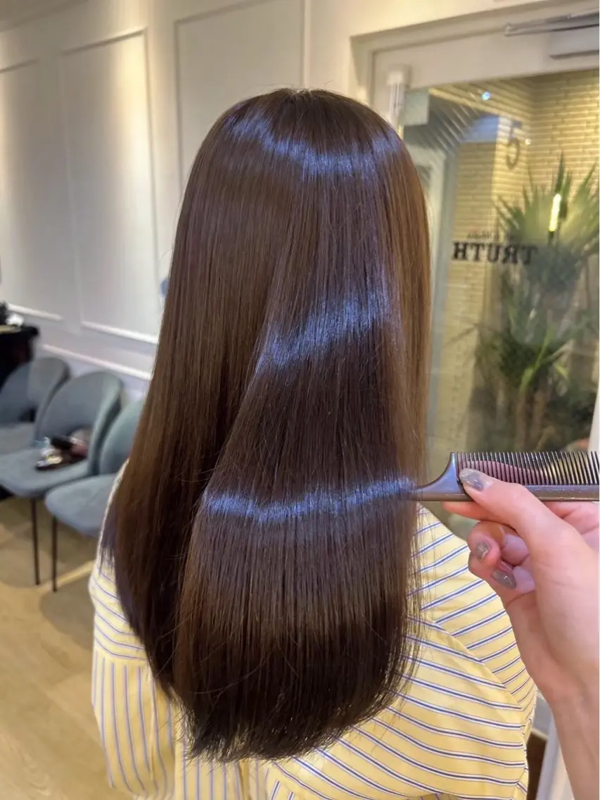 カラー ブラウンカラー 透明感カラー 💋アイナ 💋のヘアスタイル