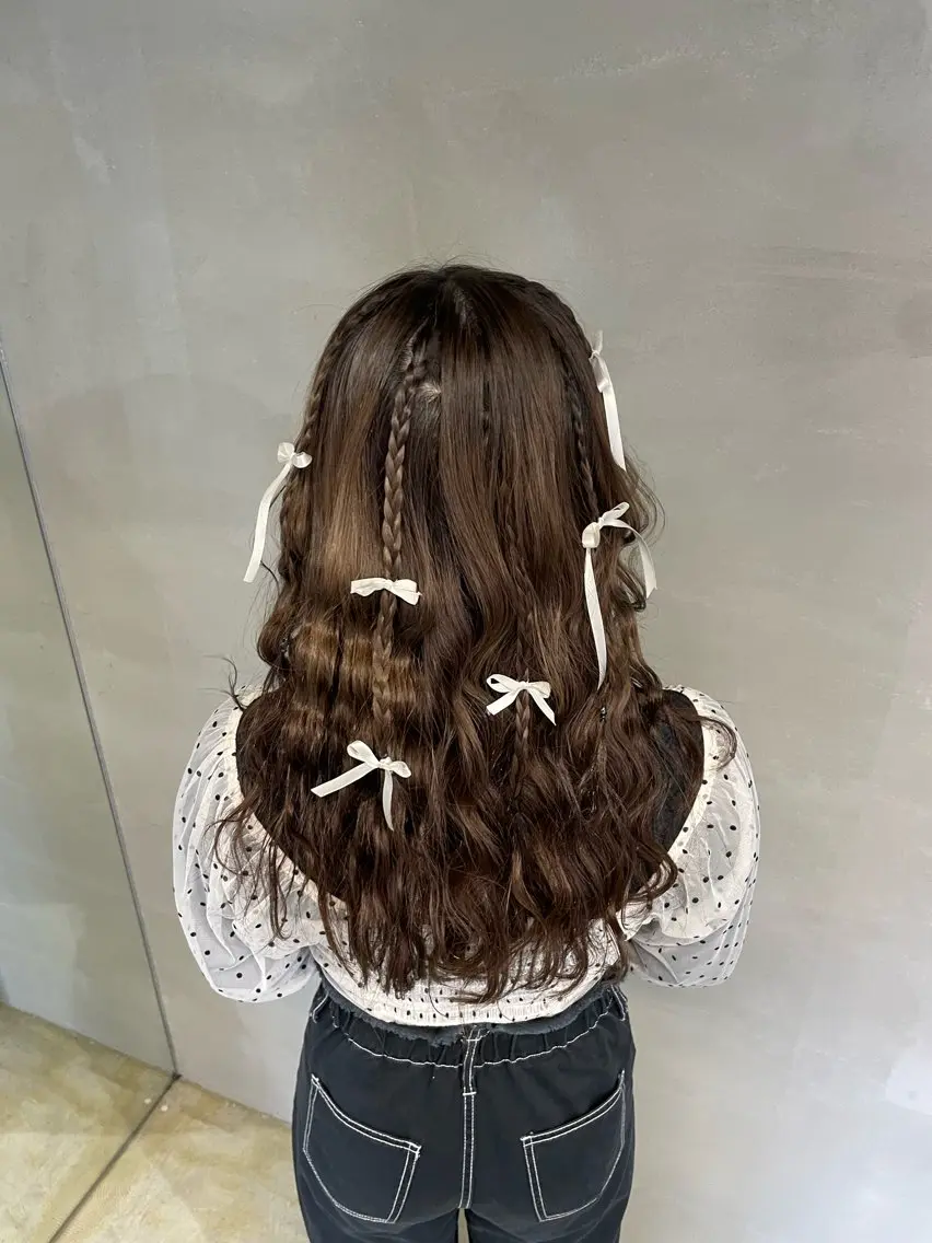 ヘアアレンジ ヘッドスパ 透明感・美髪 monsoワニベユナのヘアスタイル