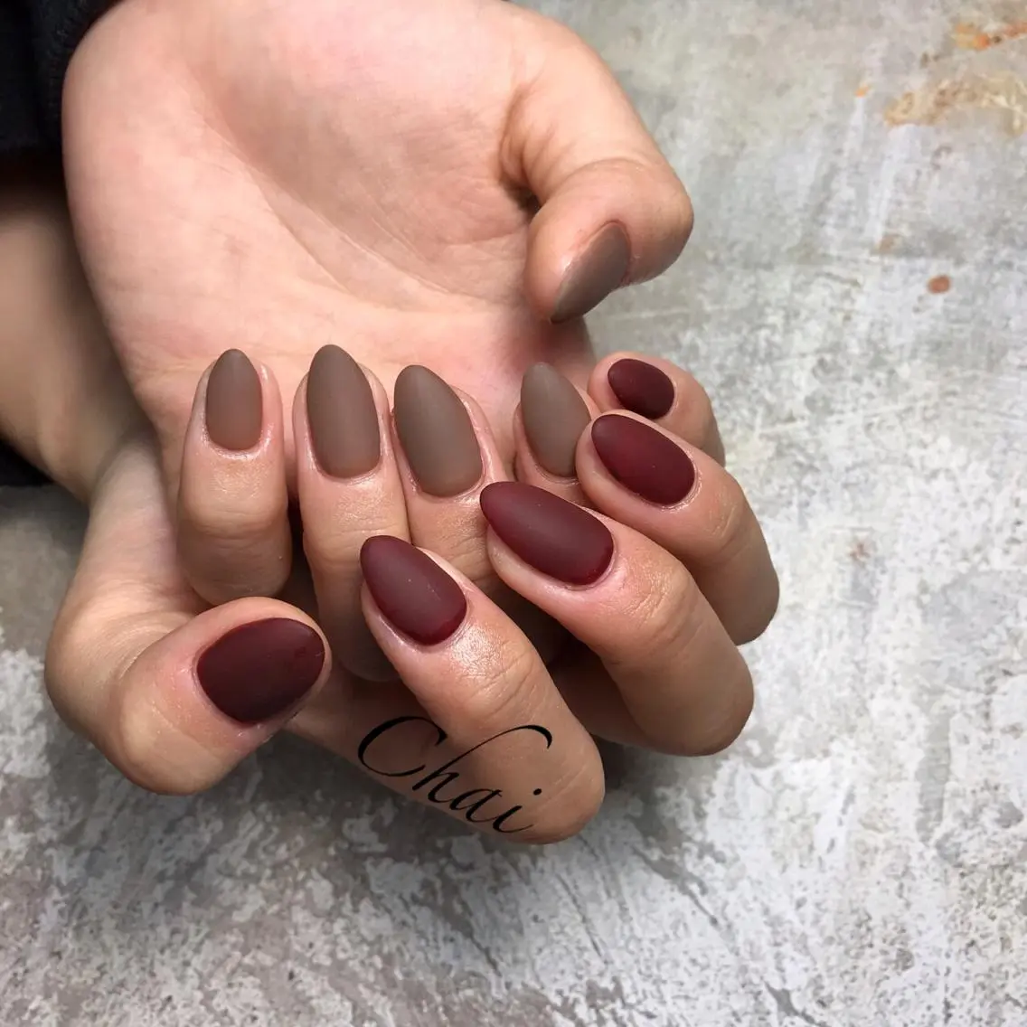 ネイル マットネイル chai nail &  eye📍鶴橋のネイルデザイン