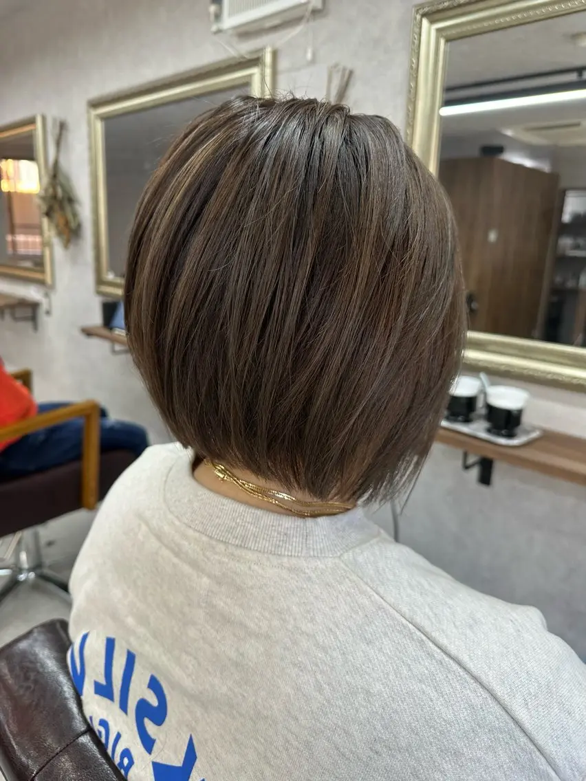 ショート カラー カット ヘアカラー トリートメント Lien 深井店のヘアスタイル