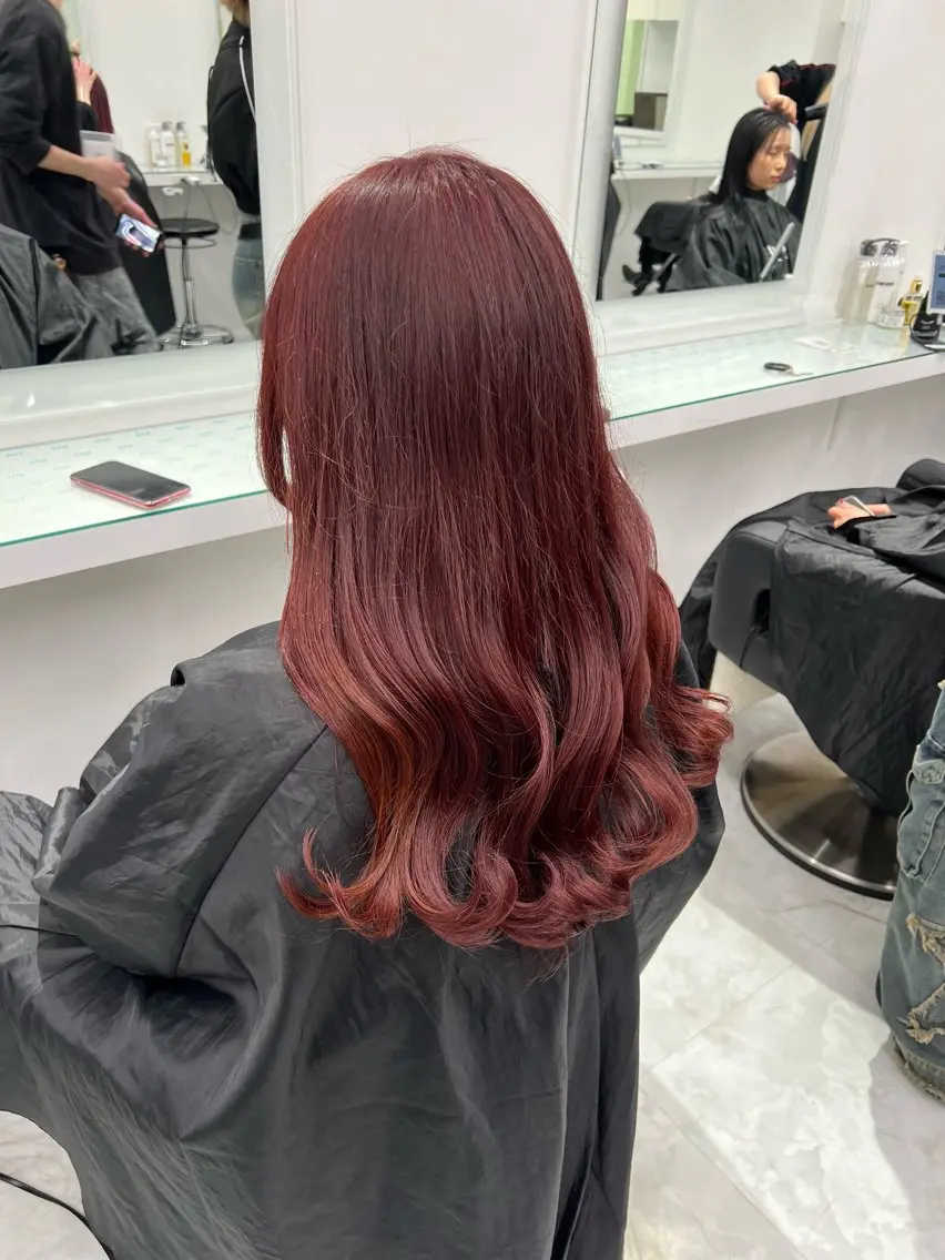 カラー カット ヘアカラー トリートメント ブリーチなし透明感 💗RYOTAのヘアスタイル