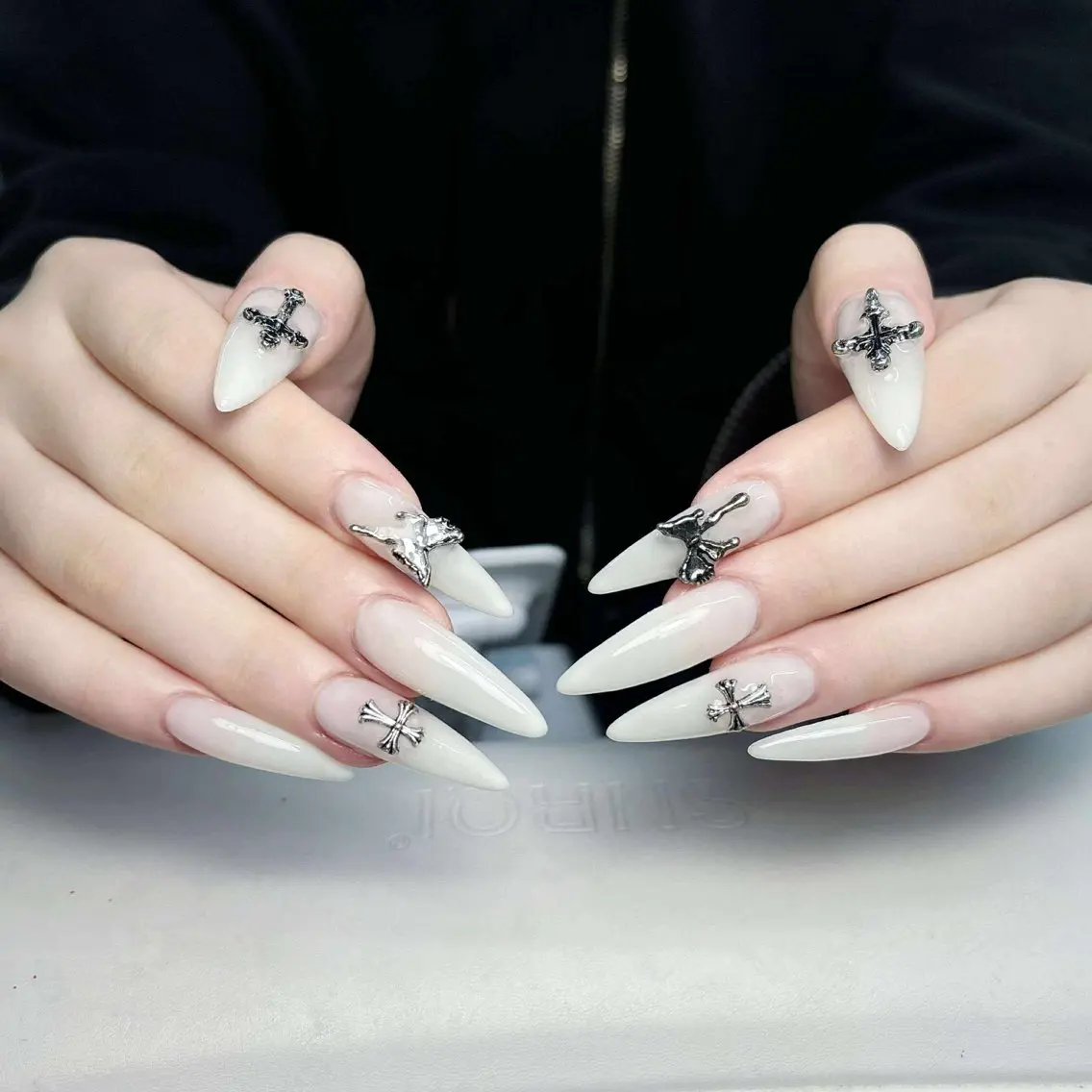 ❤️🔥🉐10本長さ出し💎6本アート(ストーン-パーツ付け放題) 25%🉐💎💅の写真