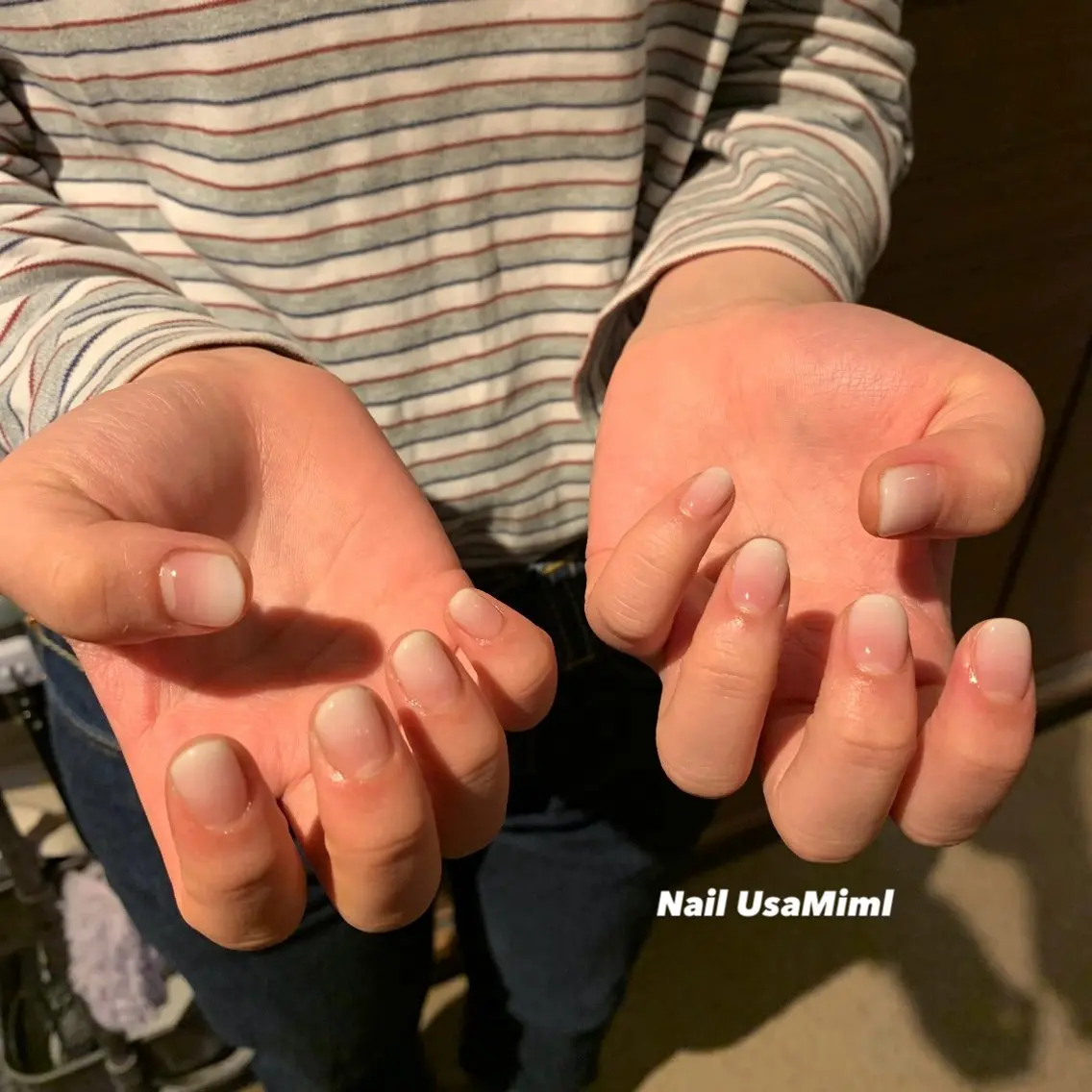 ネイル ジェルネイル グラデーション ワンカラーネイル パラジェル シンプルネイル NAIL DOT STUDIO堺筋本町のネイルデザイン