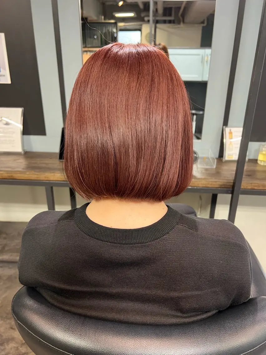 ミディアム カット ヘアカラー 💘札幌クロスパーマ 髪質改善💘rinaのヘアスタイル