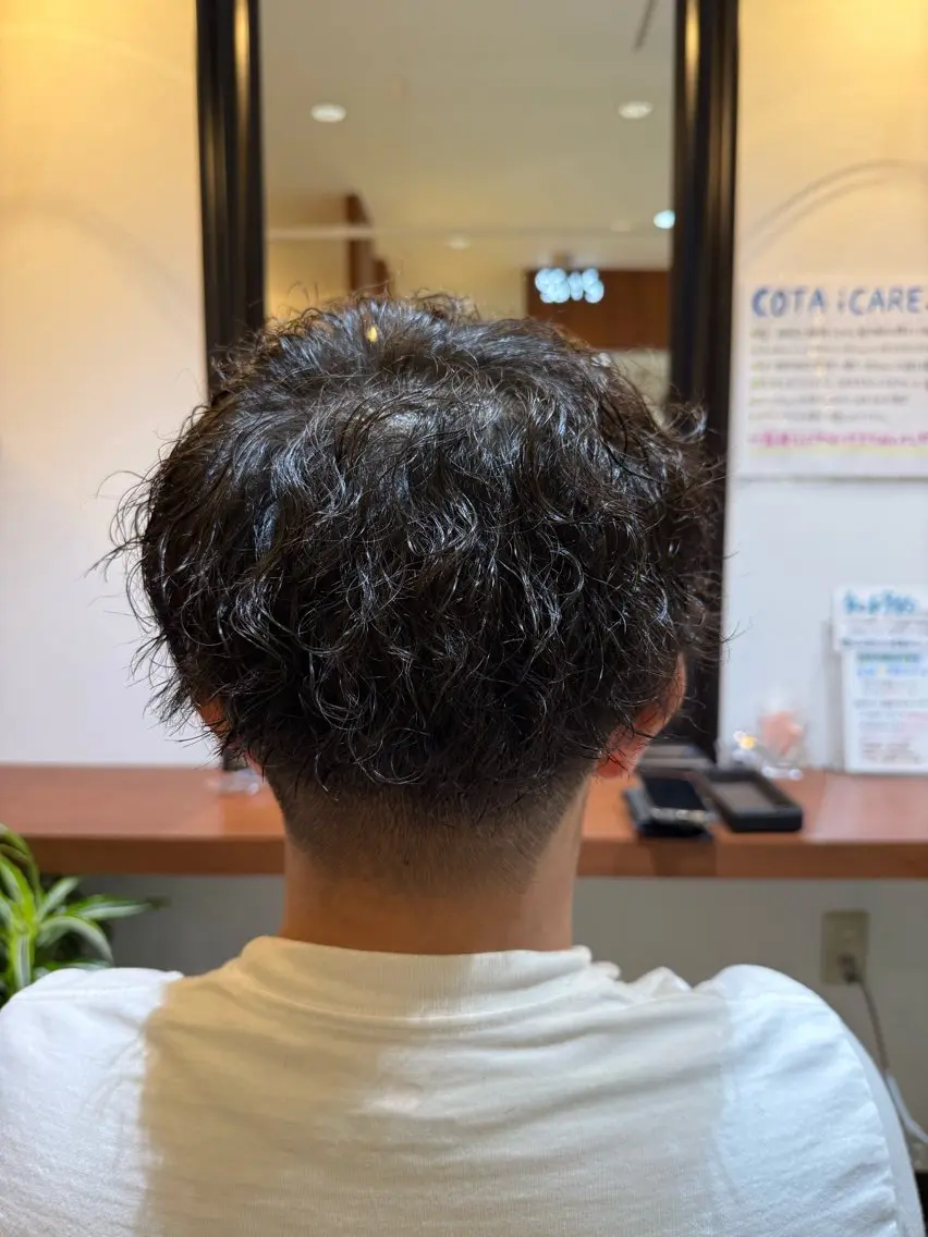 パーマ メンズ 平河 良太のヘアスタイル