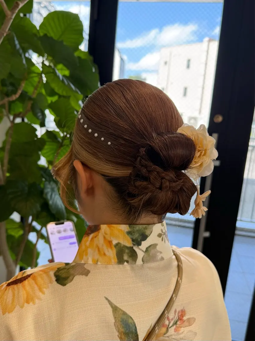 ヘアアレンジ ヘアセット rio ୨୧のヘアスタイル