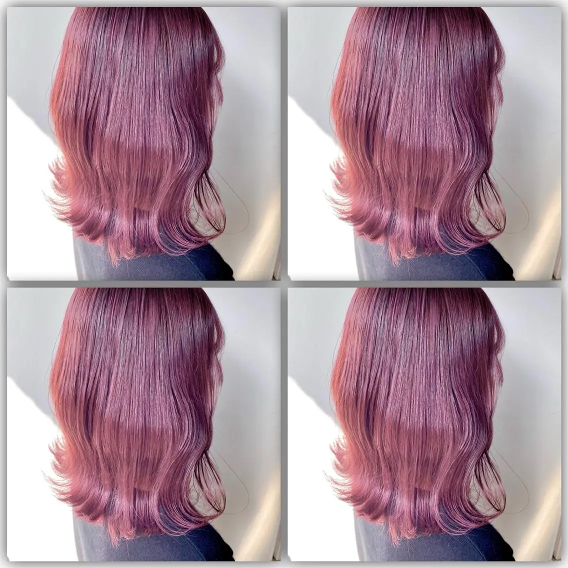 ミディアム カラー ヘアアレンジ レイヤーダブルカラー KYONのヘアスタイル