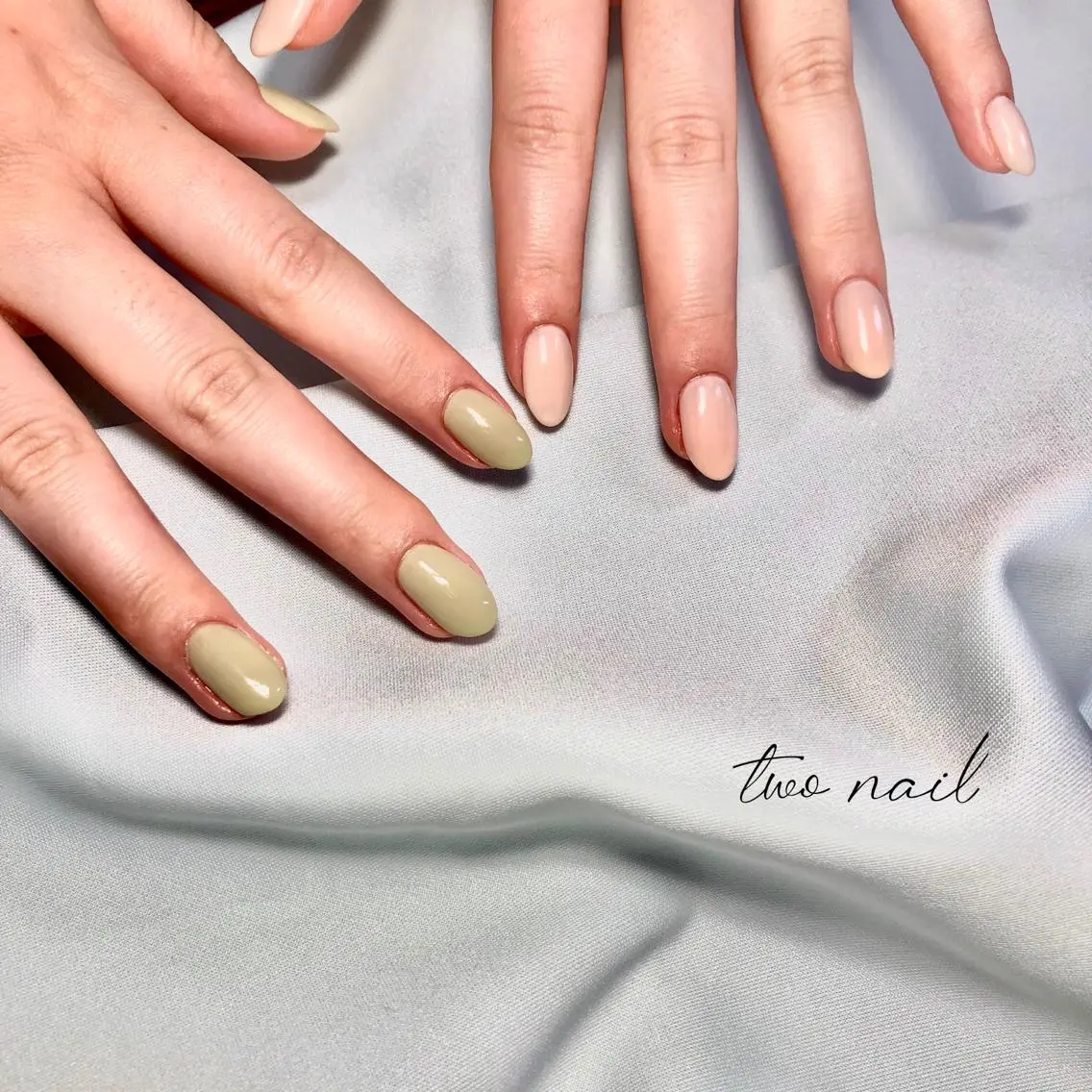 ネイル アートネイル フットネイル ハート ニュアンスネイル ホワイト ハンドネイル two nailのネイルデザイン