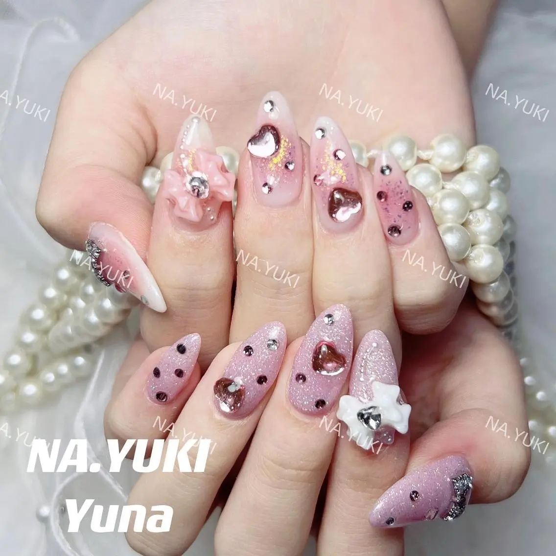 ネイル ハンドネイル ハンドケア YUKI 💗 渋谷店のネイルデザイン