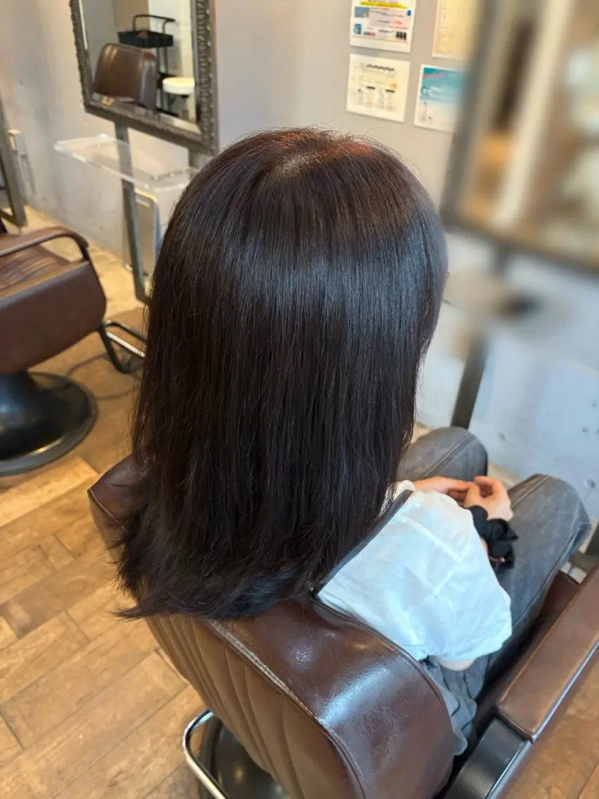 カラー ブラウンカラー 透明感カラー ヘアカラー 森田 美海のヘアスタイル
