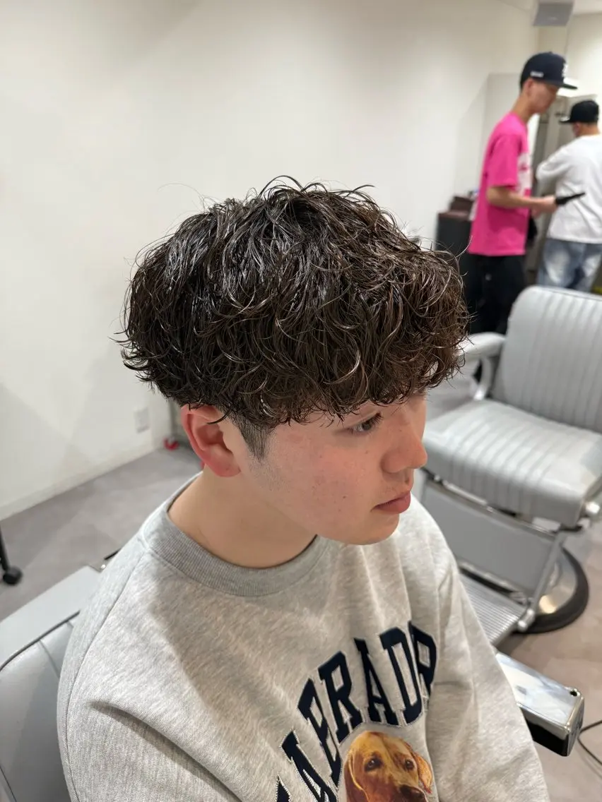 ミディアム カット パーマ NAM松戸 高田さくらのヘアスタイル