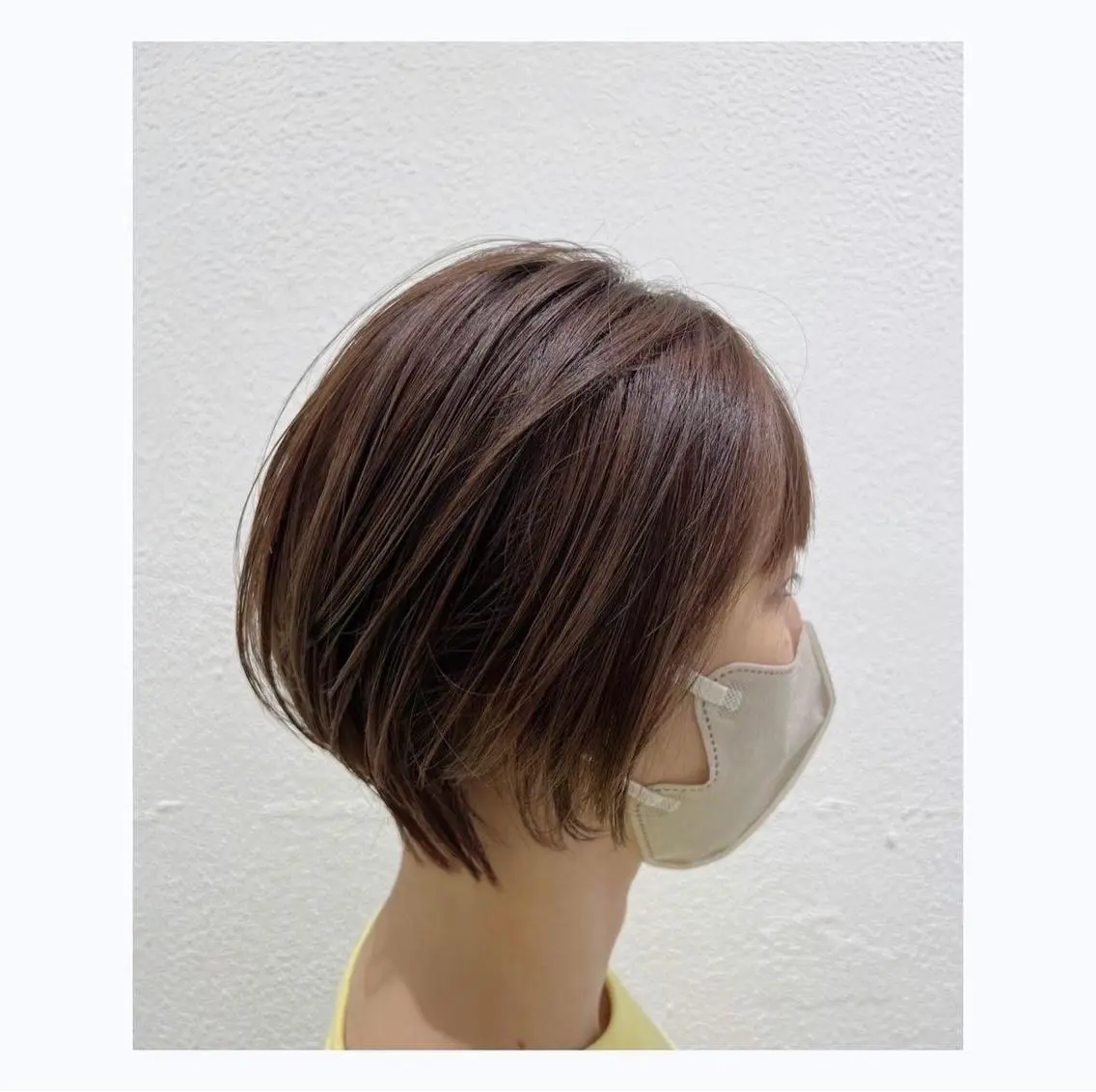 ショート カラー カット パーマ ママ美容師⭐️ シモダイラ ヒデミのヘアスタイル