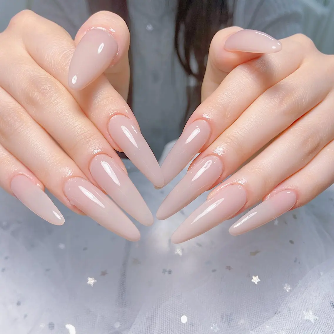 ミニモ限定59%OFF🌟自爪💅練習モデル💖ワンカラーorラメグラ+ハンドケア🧸の写真