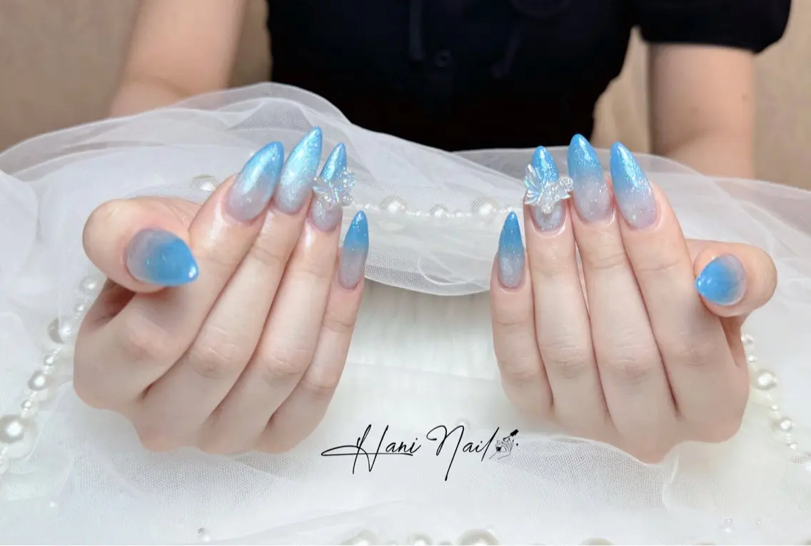 ネイル ブルー Hani Nail 【ハニネイル】のネイルデザイン