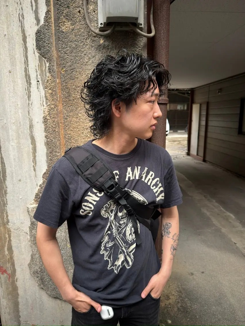 ショート パーマ ショートヘア ウルフカット カット パーマ 艶髪/透明感カラー tawadaのヘアスタイル