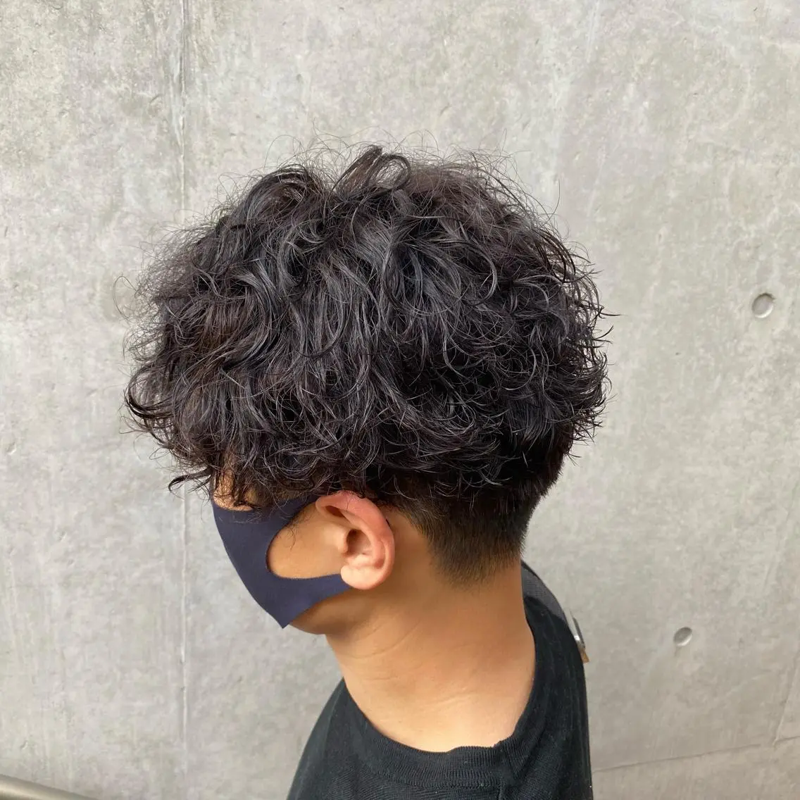 ショート パーマ メンズ 梅田茶屋町メンズ 専門美容師 山元一平のヘアスタイル