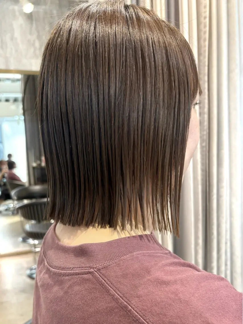 ショート カット 縮毛矯正 西田 美侑/ 前髪・顔周りカットのヘアスタイル