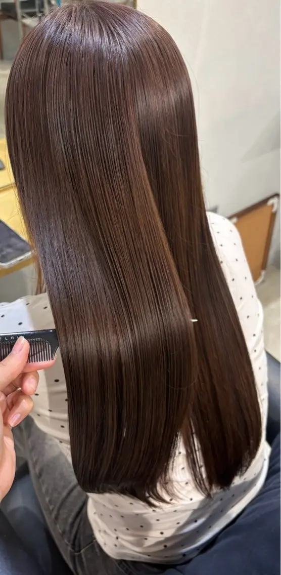 ロング カラー トリートメント ヘアカラー 表参道/透明感カラー /nanakoのヘアスタイル