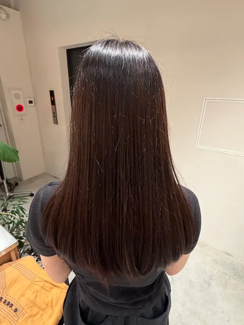 ロング カラー ヘアカラー 谷口 舞のヘアスタイル