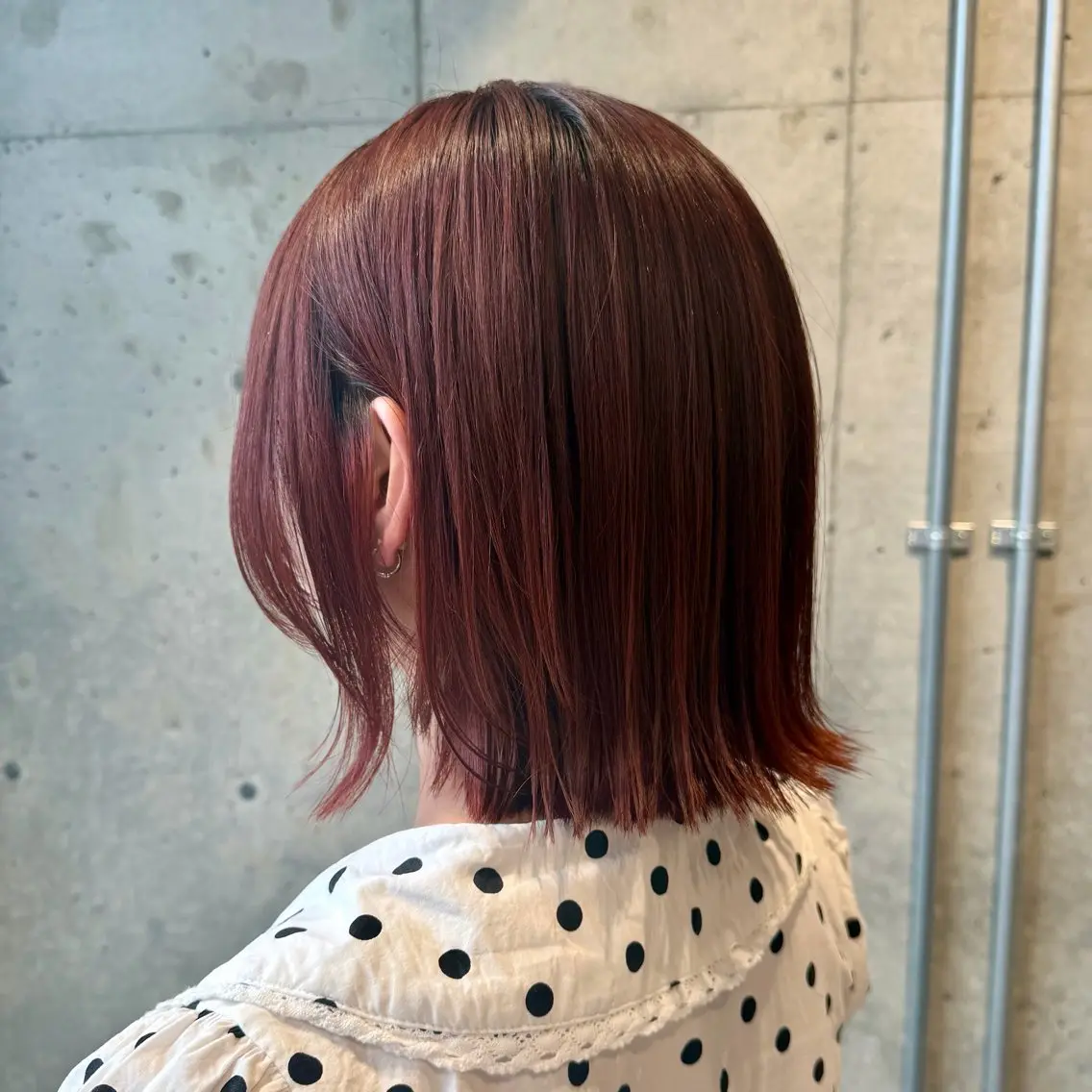 ミディアム カラー ヘアアレンジ カット ヘアカラー トリートメント 💥透明感カラー×垢 抜けボブ リクト💥のヘアスタイル