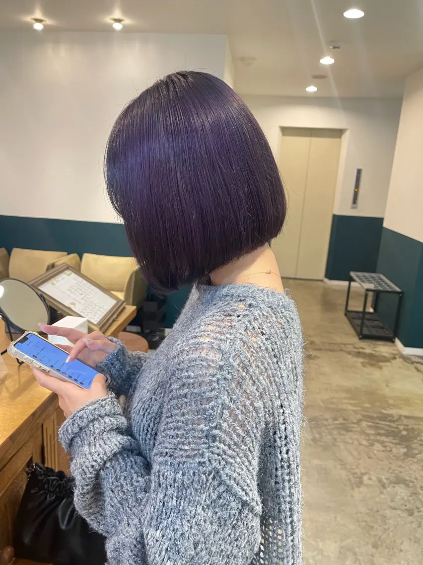 カット＋カラー＋髪質改善トリートメントの写真