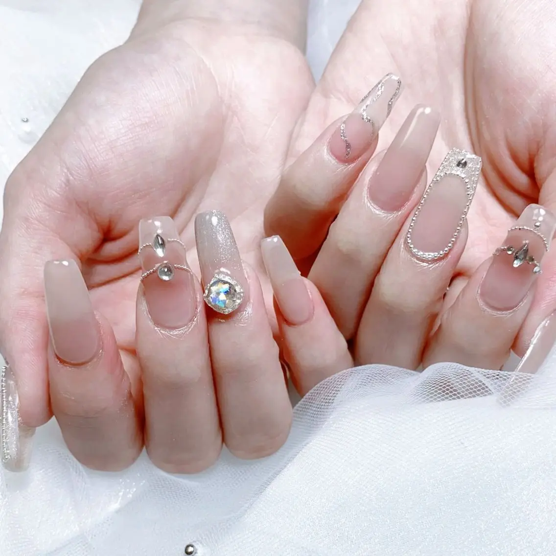 メンズ ネイル 持ち込み ハンドネイル Nail salon 木にいるのネイルデザイン