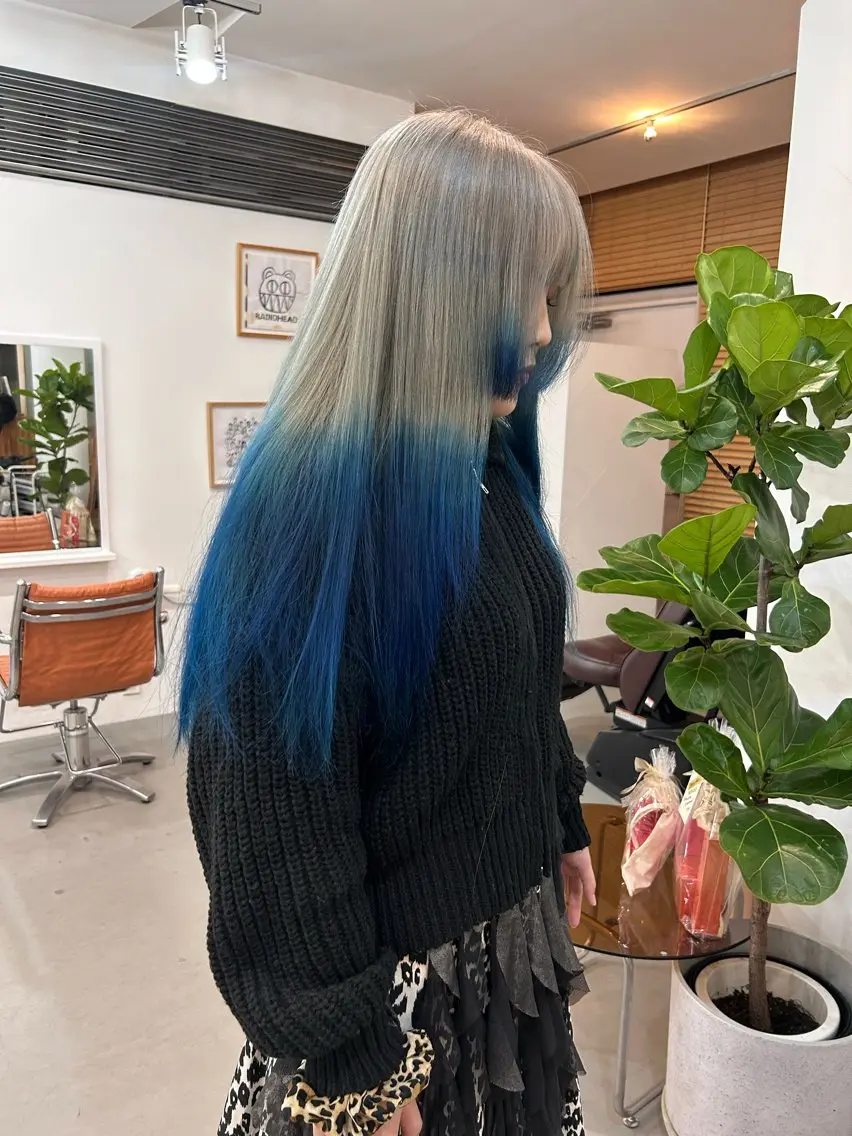 カラー かがやしづ ⭐️ベージュのヘアスタイル