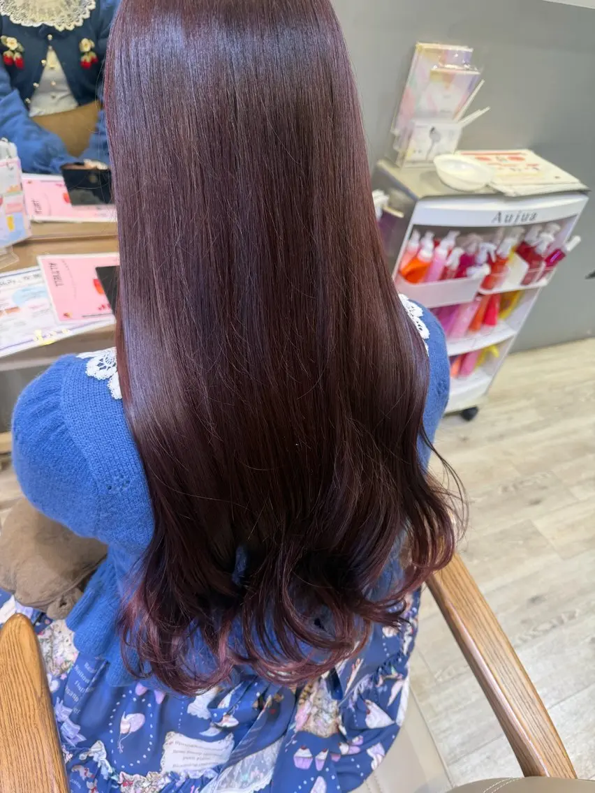 ロング カラー ヘアカラー 🦋ふくい あやの🦋のヘアスタイル