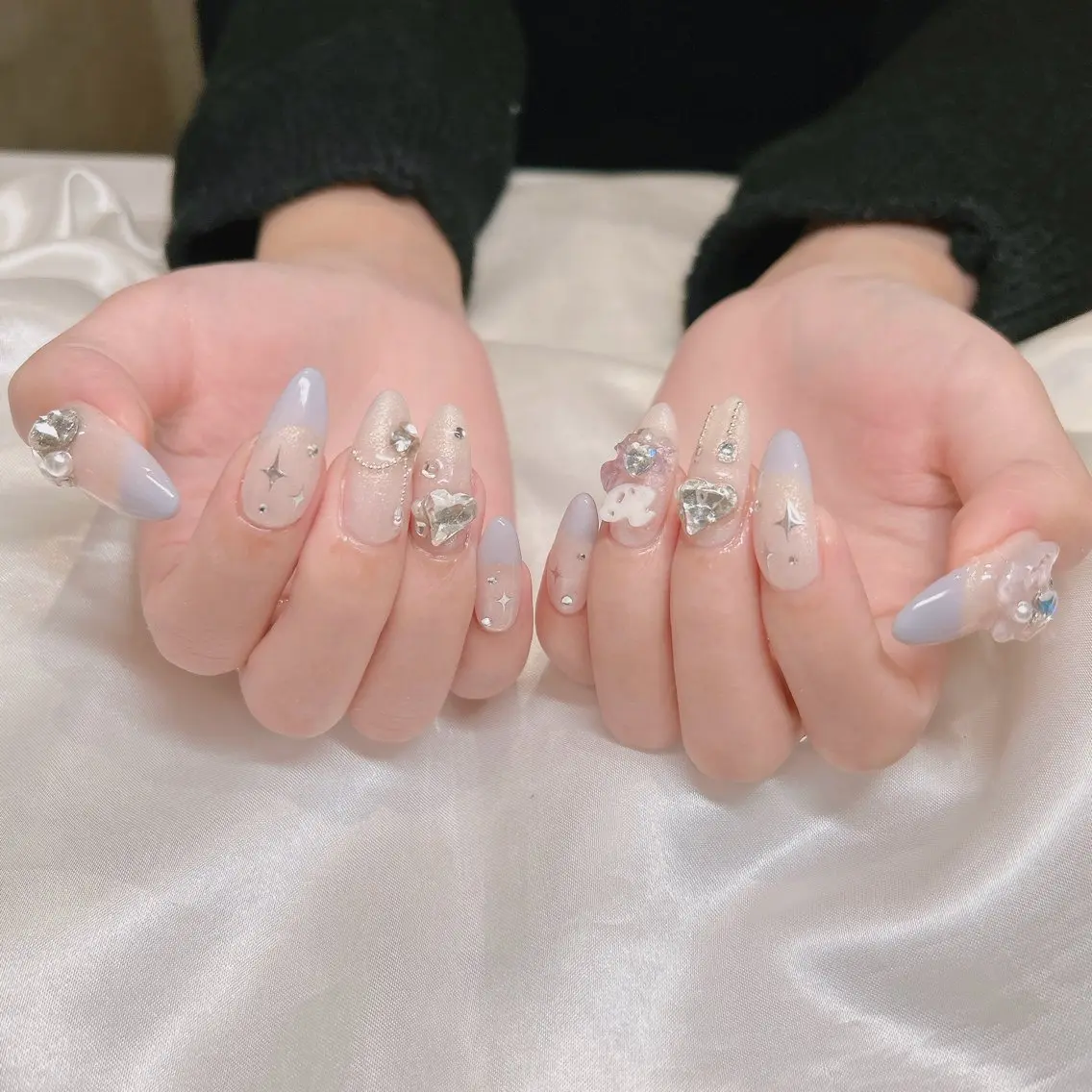 ネイル フレンチネイル パステルネイル ハンドネイル junna 金山.東別院.上前津のネイルデザイン