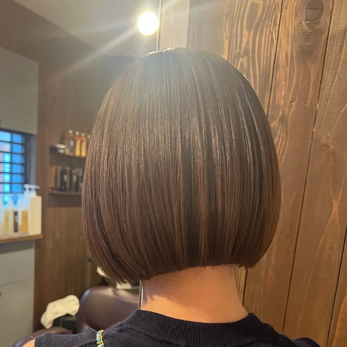 ショート 切りっぱなしボブ ボブ 小顔カット/パーマ ୨୧ RISAKOのヘアスタイル